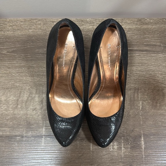 BCBGeneration Black Leather Heels - Picture 2 of 7